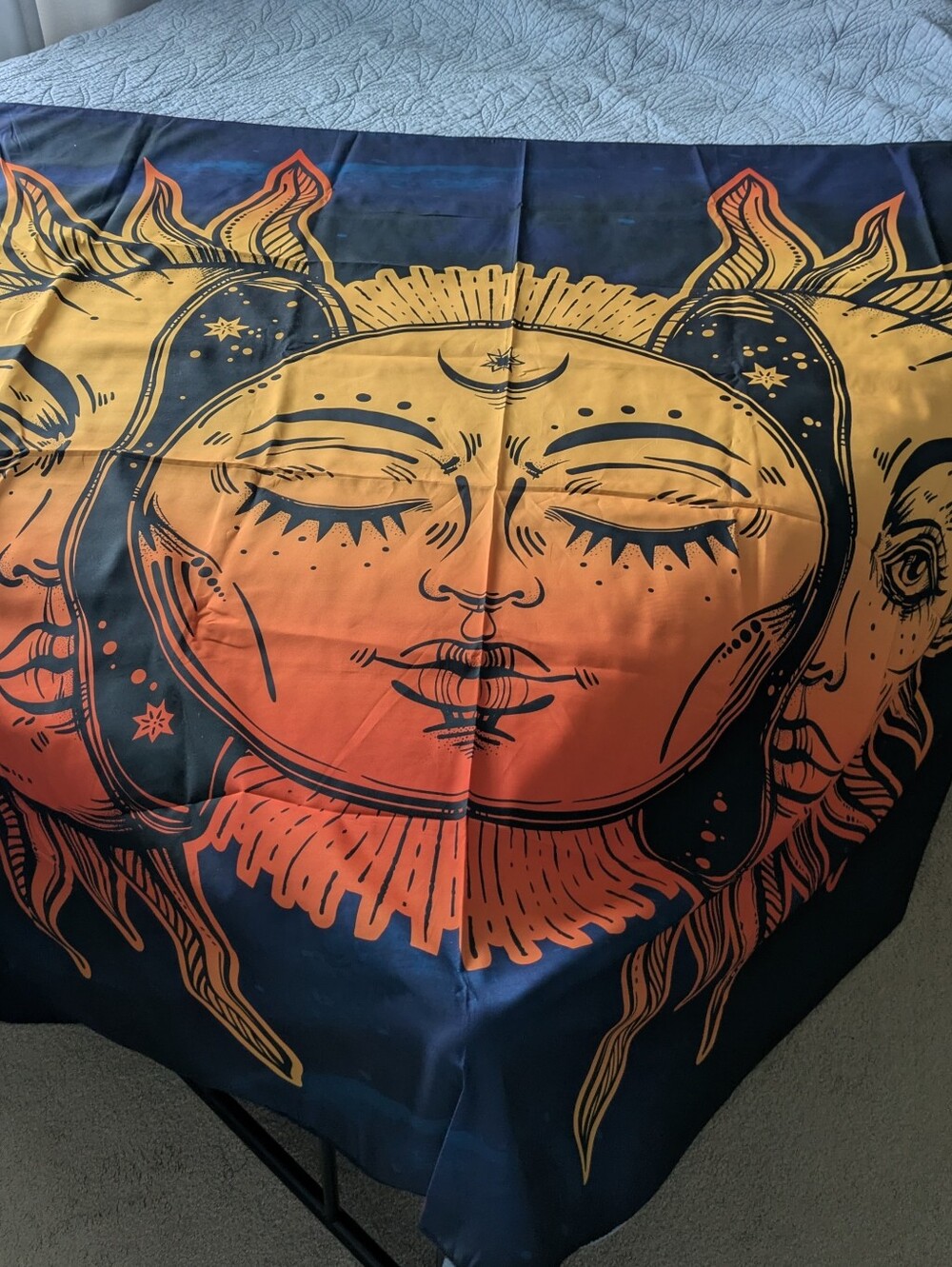 Sun Moon Wall Tapestry